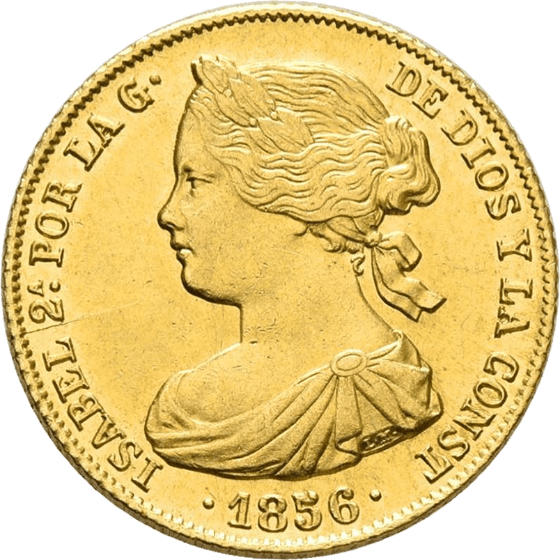 100 reales - Isabel II - 1856