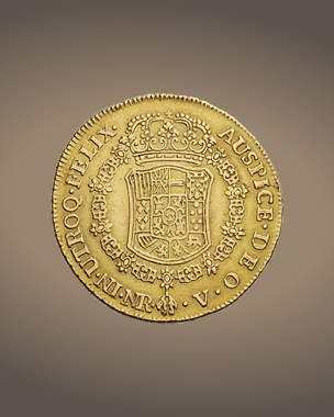 8 escudos - Carlos III - Santa Fe de NR