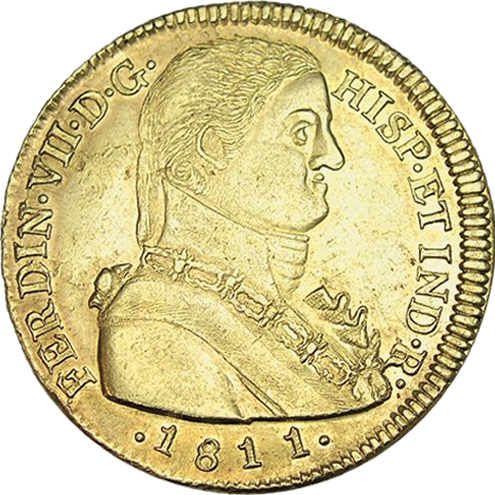 8 escudos - Fernando VII - Santiago - 1811
